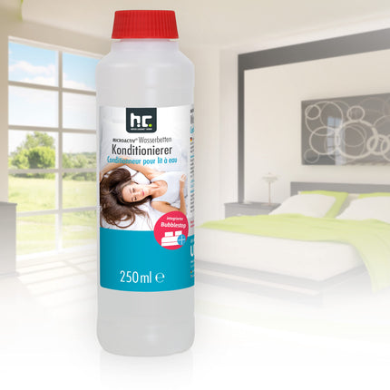 Höfer Chemie 4 x 250 ml Microactiv ūdensgultas kondicionieris ar burbuļu novēršanas līdzekli visām ūdensgultām