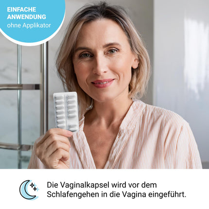 DÖDERLEIN® vaginālās kapsulas – ar pienskābes baktērijām un hialuronskābi (15 kapsulas) – Veicina maksts gļotādas aizsargbarjeru