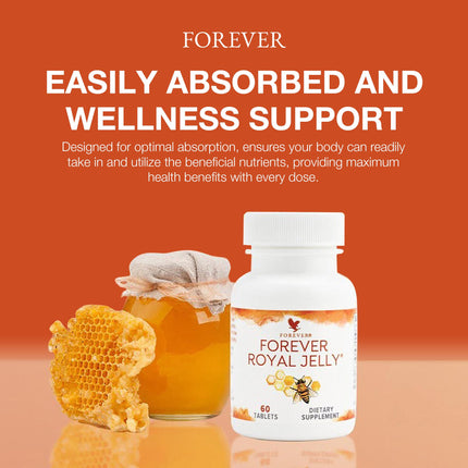 Forever Royal Jelly 100% dabīgs, 2 tablešu iepakojums (120 tabletes)
