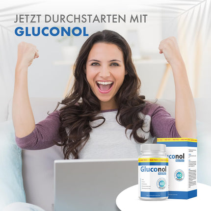 Gluconol kapsulas - atbalsts ikdienas dzīvē - 1x Satur 60 kapsulas