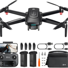 Holy Stone GPS drons ar 4K EIS kameru pieaugušajiem, HS175G RC kvadrokopters ar 60 minūšu ilgu lidojuma laiku, sekojiet man, bezsuku motors, apļveida lidojums, trajektorijas kameru droni iesācējiem, svars zem 249 g, C0