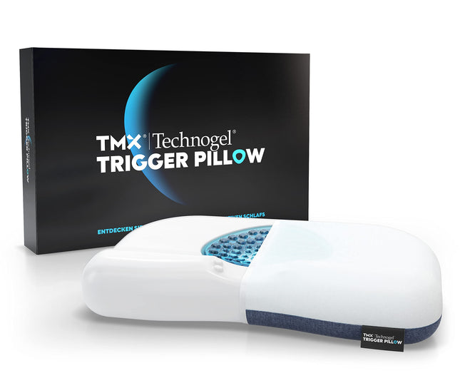 TMX® sprūda spilvens | Ortopēdisks un ergonomisks spilvens | Guļošiem uz muguras/sānu | Dzesēšanas paliktnis | Galvas, kakla un plecu zonas atbalsts un atvieglojums
