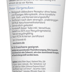 Lavera zobu pasta Complete Care bez fluorīda - 5 reizes lielāka aizsardzība - Organiskas augu sastāvdaļas - Organiska ehinācija un kalcijs - Vegāns - Dabīgā kosmētika - 75 ml
