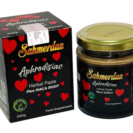 Sahmeran 240G melnā izdevuma SAHMERDAN afrodiziaks MACUN augu pasta
