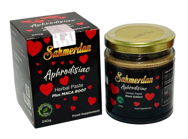 Sahmeran 240G melnā izdevuma SAHMERDAN afrodiziaks MACUN augu pasta