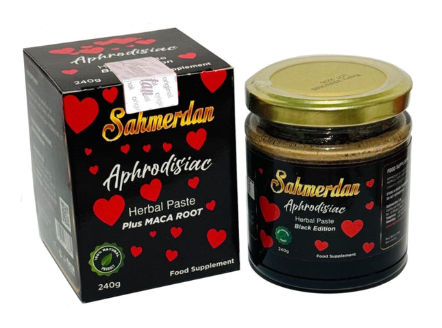 Sahmeran 240G melnā izdevuma SAHMERDAN afrodiziaks MACUN augu pasta