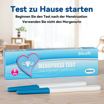 Wondfo menopauzes tests 2x FSH menopauzes tests Urīna auglības tests