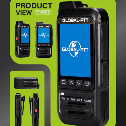 2 globālu rāciju komplekts ar SIM kartēm - rokas PoC divvirzienu rācijas ar neierobežotu darbības rādiusu - uzlādējamas PTT rācijas, lai runātu pa mobilo radio, liela darbības rādiusa (G0)