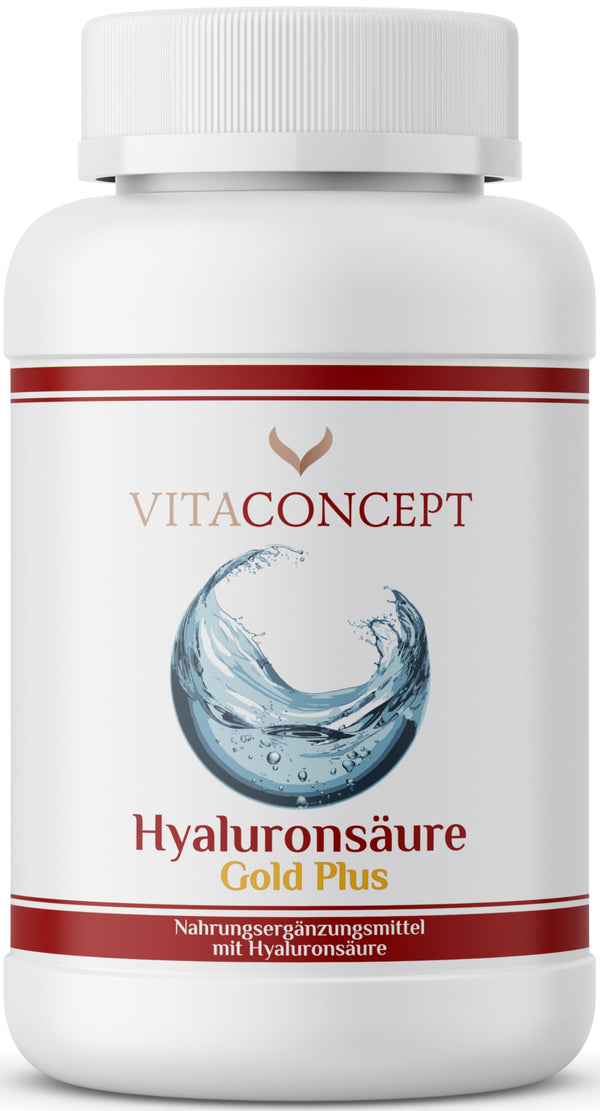 Hialuronskābe I 120 kapsulas I 400 mg kapsulā I augsta deva I vegāns I laboratoriski pārbaudīts I hialuronskābe 500–700 kDa I VITACONCEPT®