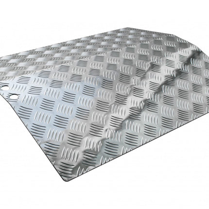 Durvju sliekšņa rampas sliekšņa tilts ratiņkrēslu rampa 81 cm garumā alumīnijs Alu