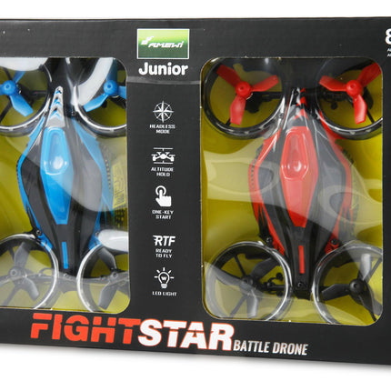 Amewi FightStar kaujas dronu komplekts RTF sarkans un zils