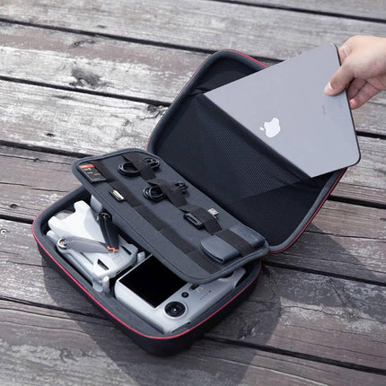PGYTECH pārnēsāšanas soma DJI Mini 3/3 Pro/Mini 4 Pro ūdensizturīgai PU ādas pārnēsāšanas somai, kas ir saderīga ar DJI RC2/RC/RC-N1 tālvadības pults dronu piederumiem, ar plecu siksnu