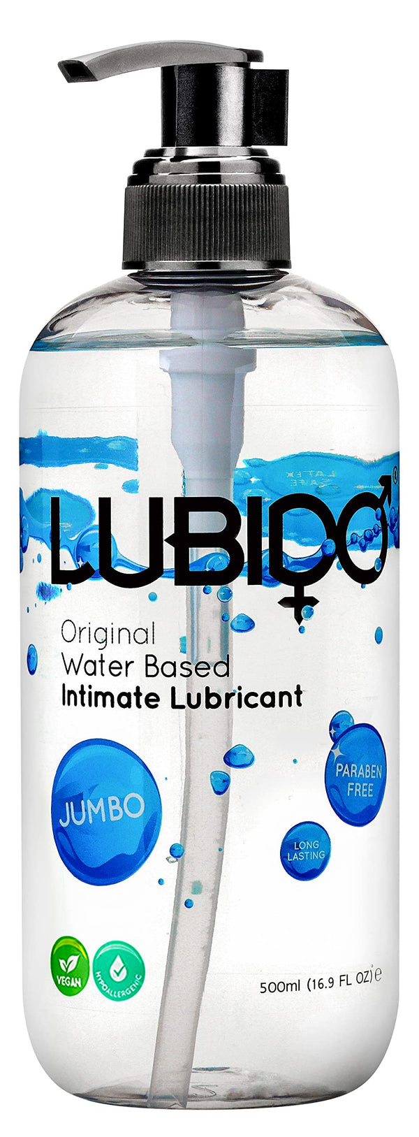 Lubido Jumbo caurspīdīgs 500ml