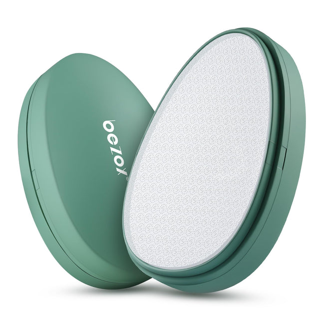 BEZOX 2-in-1 Nano stikla tulznu noņēmējs - Augsti efektīva tulznu vīle samtaini mīkstām pēdām - Profesionāla pēdu kopšana, droša un ātra. Sacietējumu noņemšanai uz mitrām un sausām pēdām.