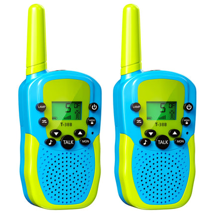 2 rāciju iepakojums, VOX funkcijas radio, LED lukturītis, liela darbības rādiusa 3 km rācija, rācija bērniem, rācija bērniem pieaugušajiem piedzīvojumiem, kempingam, pārgājieniem