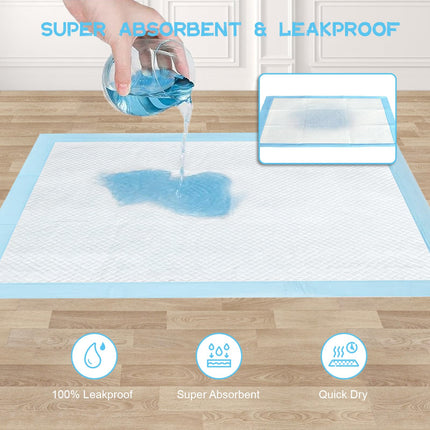 EUROPAPA® 30x saugstarke Inkontinenzunterlage 60x90cm Pflegeunterlage Krankenunterlagen Wasserdicht Inkontinenz Bettunterlage, Einwegunterlagen, Hygieneunterlagen für Erwachsene Kinder Baby