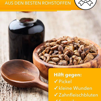 Nordbienchen® 20 ml propolisa tinktūra ar 20% propolisa no mūsu pašu biškopības – bišu propolisa ekstrakts vislabākajā biškopības kvalitātē – bez piedevām