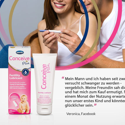 Conceive Plus auglības lubrikants, auglības lubrikants, 1 x 75 ml tūbiņa
