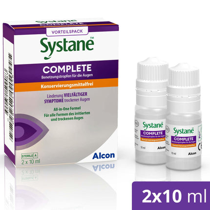 Systane COMPLETE acu pilieni bez konservantiem | 2 x 10 ml
