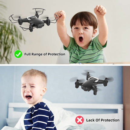 Mini drons ar 720P kameru bērniem, TEEROK RC FPV kvadrokopters ar WiFi tiešraides pārraidi, 2 akumulatori, ilgs lidojuma laiks, augstuma noturēšana, pacelšanās/nosēšanās ar vienu taustiņu, bezgalvas režīms, 3D pagriezieni iesācējiem