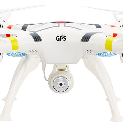 JAMARA 422035 - Kravas GPS VR drons Altitude HD FPV Wifi ComingHome - Pozīcijas noturēšana, izmantojot GPS, automātiska. Pacelšanās un nosēšanās funkcija, augstuma kontrole, lidojuma trajektorijas plānošanas režīms, kravnesība līdz 350 g