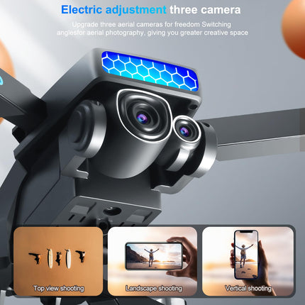 OBEST drons ar 4K kameru bērniem iesācējiem, salokāms FPV drons, WiFi tiešraides pārraide, bezsuku motors, šķēršļu apiešana, 2 baterijas, 28 minūtes, augstuma noturēšana, bezgalvas režīms, pacelšanās/nosēšanās ar vienu taustiņu