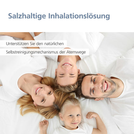 PARI sāls šķīdums inhalācijām bērniem un pieaugušajiem – 60 ampulas pa 2,5 ml NaCl 0,9 inhalācijas šķīduma – sterils un bez konservantiem
