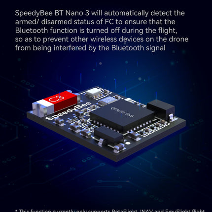 BT Nano 3 Bluetooth FC konfigurācijas modulis — bezvadu lidojuma kontrolieris ESC Betaflight konfigurācijas rīks FPV dronu komplektam (2 gab.)