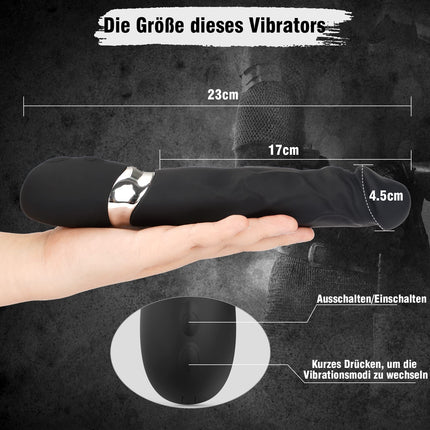Reālistiski vibratori viņas klitoram un G punktam, silikona AV dildo vibrators ar 7 vibrācijas režīmiem, seksa rotaļlieta sievietēm, masāžas nūjiņas stimulācija, ūdensizturīgs, seksa rotaļlieta sievietēm un pāriem