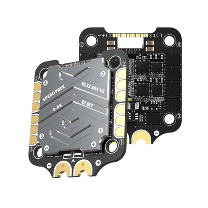 V3 F7 lidojuma vadības bloks 30x30 drona FC bloks ar 4in1 50A ESC BL32 bezvadu Betaflight konfigurāciju, melna kaste, bezlodēšanas savienotāji, WiFi, Bluetooth 3-6S 4" 5" FPV drona Cinelifter