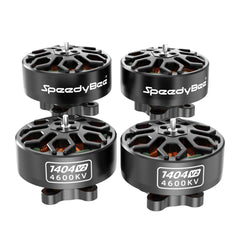 SpeedyBee 1404 4600KV bezkontaktu FPV motors Bee25 2,5 collu FPV droniem - 4 gabalu iepakojums, aviācijas alumīnijs, jaudīgs un stabils 2,5, 3,5 collu un 4 collu FPV konstrukcijām. Whoop Toothpick Cinewhoop.