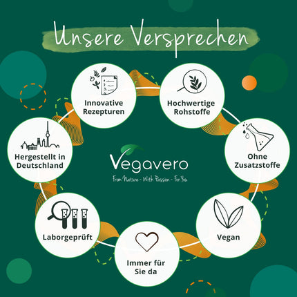Glikozamīna hondroitīns lielās devās un vegāns | 1000 mg glikozamīna | Ar MSM | Laboratorijā pārbaudīts un vegāns | Bez piedevām | Vegavero® ražots Vācijā
