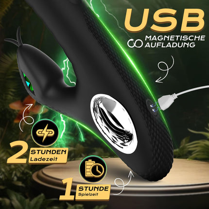 Dildo vibrators seksa rotaļlieta sievietēm, vibratoru komplekti sievietēm, klitora stimulators viņai, G punkta vibratori ar klitora stimulāciju un 10 vibrācijas režīmiem, seksa rotaļlietas pāriem, seksa rotaļlieta