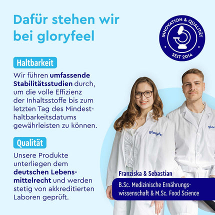 Probivia® kultūru komplekss ar 500 miljardiem KVV/g* - 22 baktēriju celmi + inulīns - 180 kuņģa sulu izturīgas kapsulas - ieskaitot Lactobacillus, Bifidobacterium - *tas atbilst 10 miljardiem KVV vienā dienas devā