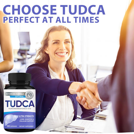 TUDCA kapsulas, īpaši spēcīgs TUDCA uztura bagātinātājs 2000 mg, aknu, gremošanas, šūnu atbalstam