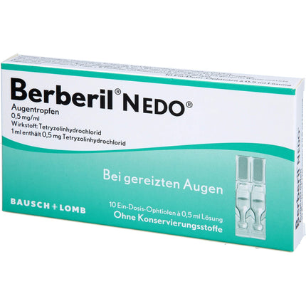 BERBERIL N EDO acu pilieni 10 x 0,5 ml