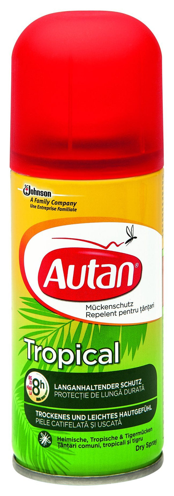 Autan Tropical Dry Spray, 1 iepakojums (1 x 100 ml)