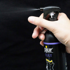 pjur CULT Ultra Shine - lateksa kopšanas līdzeklis intensīvam spīdumam bez pulēšanas - arī gumijai (250ml)