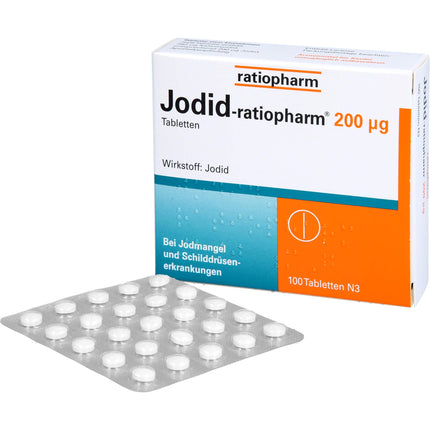 JODID ratiopharm 200 µg tabletes 100 gab.
