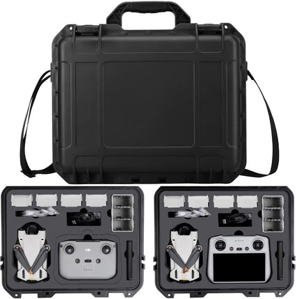 Profesionāls Mini 3 Pro korpuss, ūdensnecaurlaidīgs cietais korpuss DJI Mini 3 Pro dronam un DJI RC/DJI RC N1 tālvadības pultij un dronu piederumiem