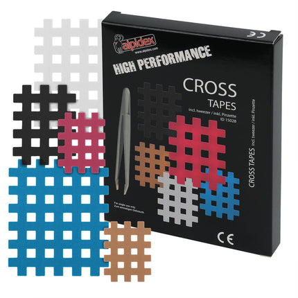 Šķērslīpējuma režģa plāksteri dažādos izmēros un daudzumos, daudzums: 170 gabali - AB un C izmērs