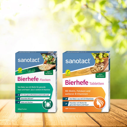 sanotact alus rauga tabletes (400 tabletes) • 100% dabīgs alus raugs, vegāns • Ar biotīnu skaistam apmatojumam un veselīgai ādai • 6 B vitamīni • Piemērots arī suņiem • Rauga tabletes