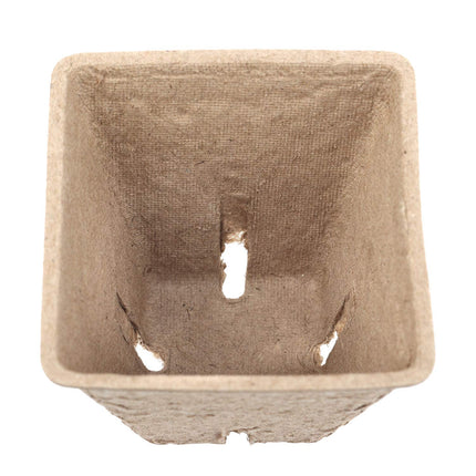 Schramm® audzēšanas podi 20, 60 vai 100 gabali, izgatavoti no celulozes Augstums: 5,5 cm bioloģiski noārdāms puķupods, Daudzums: 100 gabali