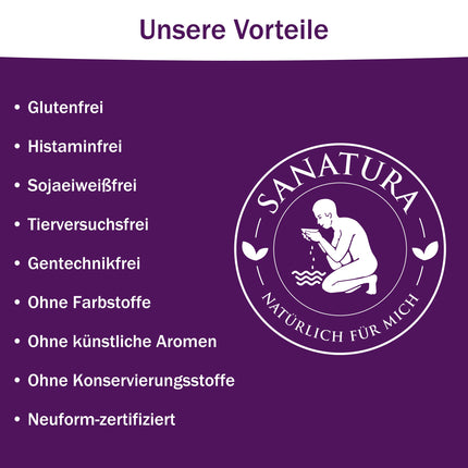 Sanatura Inulin – 250 g inulīna pulveris – vegāns un bez glutēna – aktīvās šķiedrvielas no cigoriņu saknes