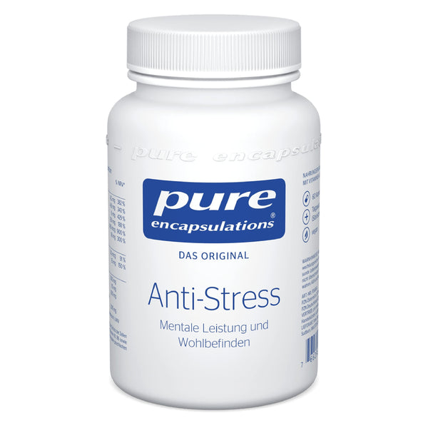 Pure Encapsulations - pretstresa līdzeklis - mikrouzturvielas līdzsvarotai psihei - ar B vitamīniem, C vitamīnu, cinku un selēnu - 60 kapsulas