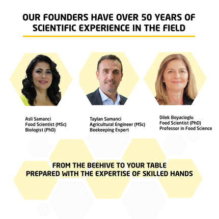 BEE &amp; YOU Propoliss, Bišu māšu peru pieniņš, Neapstrādāts medus bērniem – Izstrādāts bērnu imūnsistēmas atbalstam – 100% dabīgs un bez ķīmiskām vielām, krāsvielām, ĢMO, glutēna un sojas
