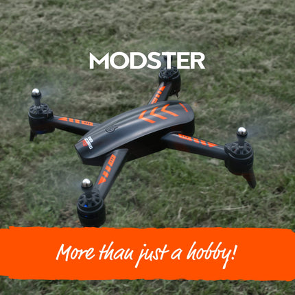 MODSTER Mini Blizzard Pro FPV drons ar 4K kameru | 170 g | 2,4 GHz | RTF kvadrokopters ar žestu vadību un objektu izsekošanu | HD ieraksts un FPV kamera ar mobilā tālruņa pārraidi | 15 minūšu lidojuma laiks