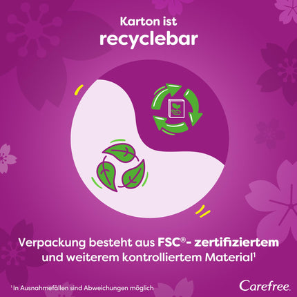 CAREFREE Plus Long bezsmaržojošie ikdienas ieliktnīši (5 x 40 gab.), īpaši absorbējoši, lai acumirklī aizturētu šķidrumu, Plus Long izmērs
