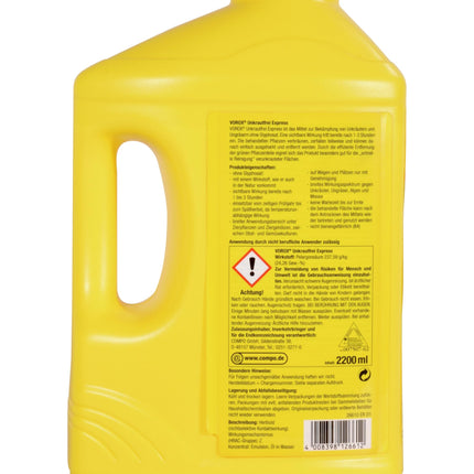 COMPO VOROX Weed-Free Express - 2,2 l - Nezāļu apkarošanai dekoratīvajos augos, augļos un dārzeņos, koncentrāts