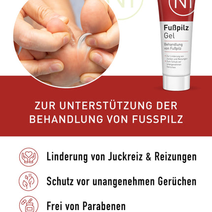 N1 gels pret sportista pēdu 30 ml - medicīniska ierīce - mazina niezi un aizsargā pret nepatīkamām smakām - krēms pret sportista pēdu ar aktīvo vielu Natilact - spēcīgs līdzeklis pret sportista pēdu
